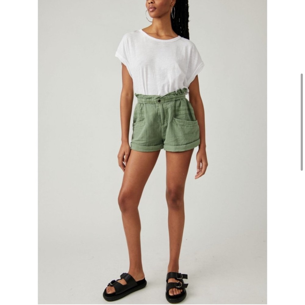 free people topanga cuff shorts - Picture 4 of 6
